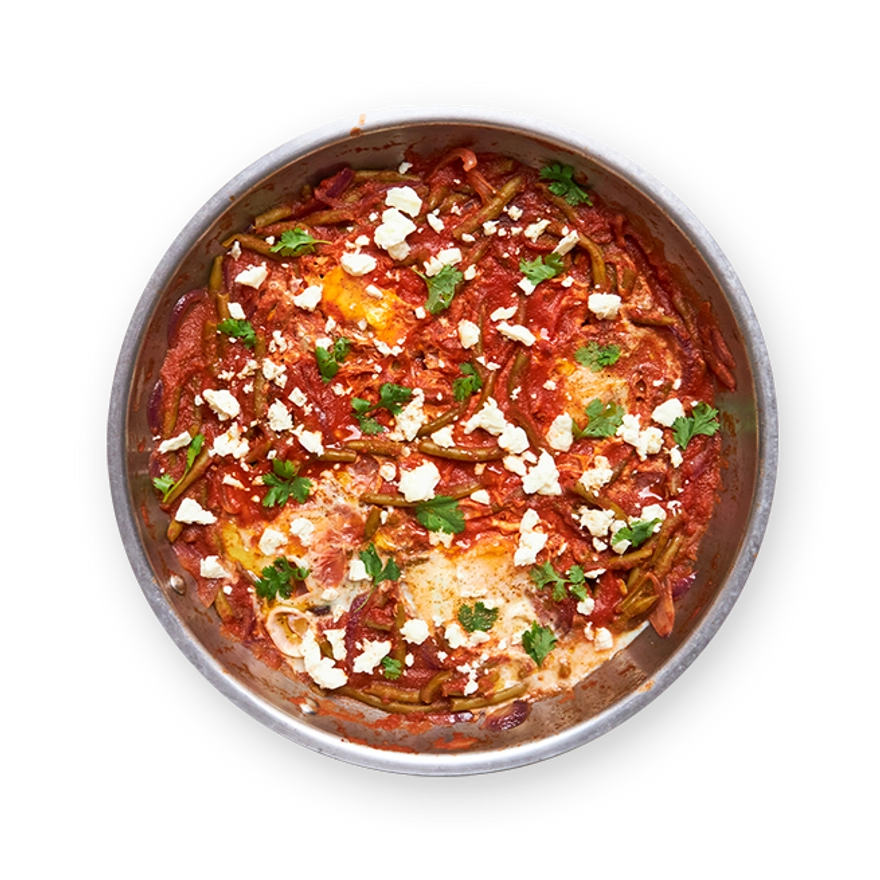 Chakchouka haricots verts & feta.webp