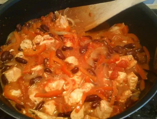 Haricots rouges à la Mexicaine.webp