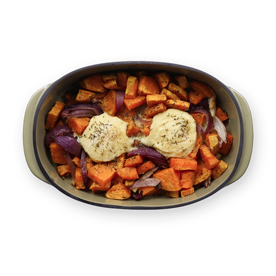 Patates douces rôties & crottin.webp