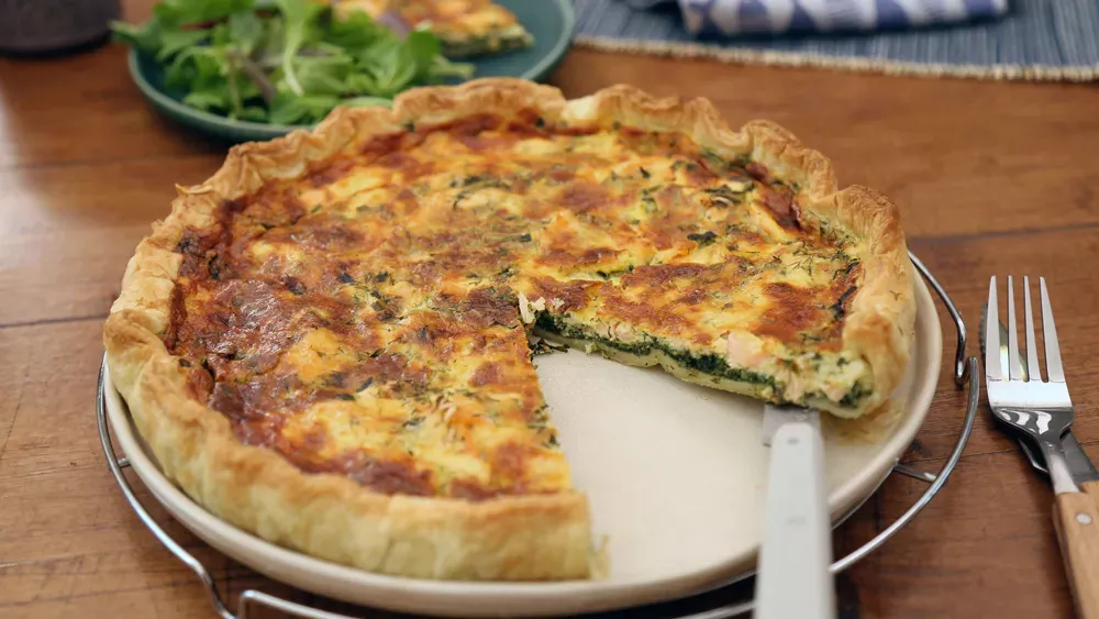 Quiche au saumon et aux épinards.webp