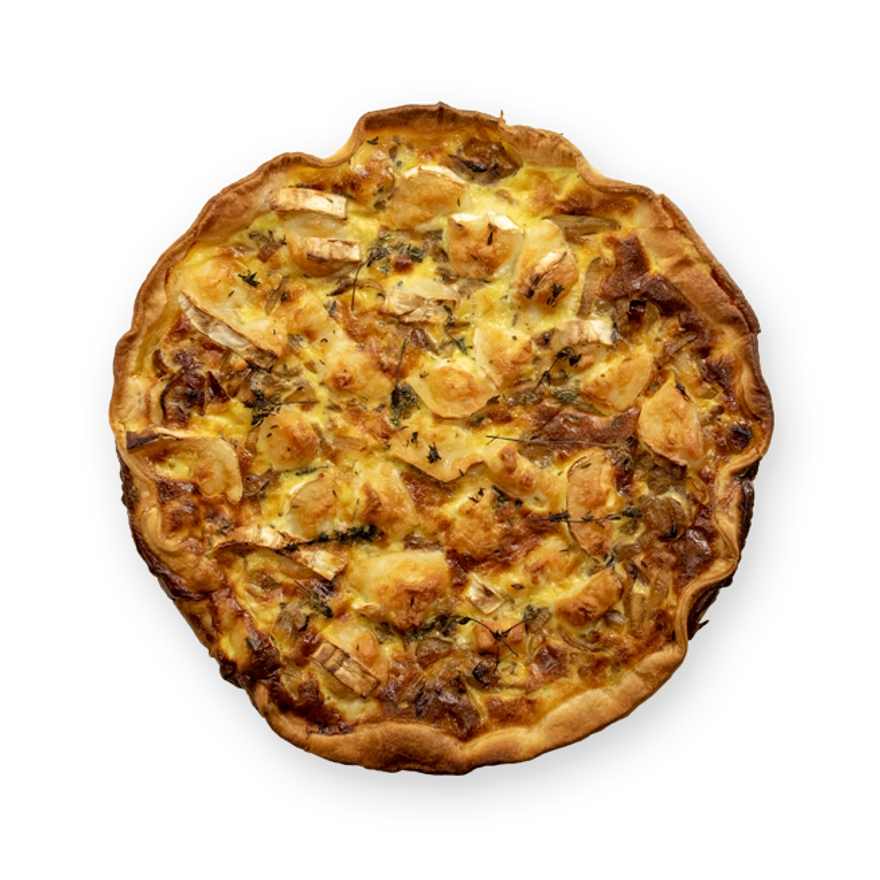 Quiche oignons, chèvre & miel.webp