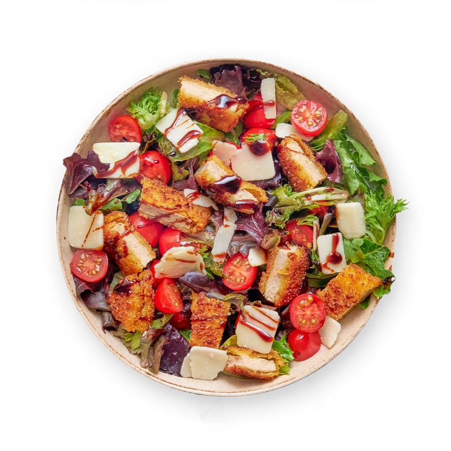Salade au poulet pané.webp