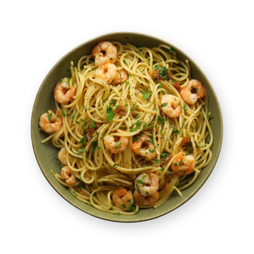 Spaghetti ail & crevette.webp